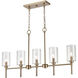 Chastine 5 Light 36 inch Modern Gold Chandelier Ceiling Light